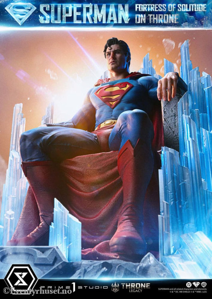 DC Comics Throne Legacy Collection Statue Statue 1/4 Superman Fortress of Solitude on Throne (Design by Gabriele