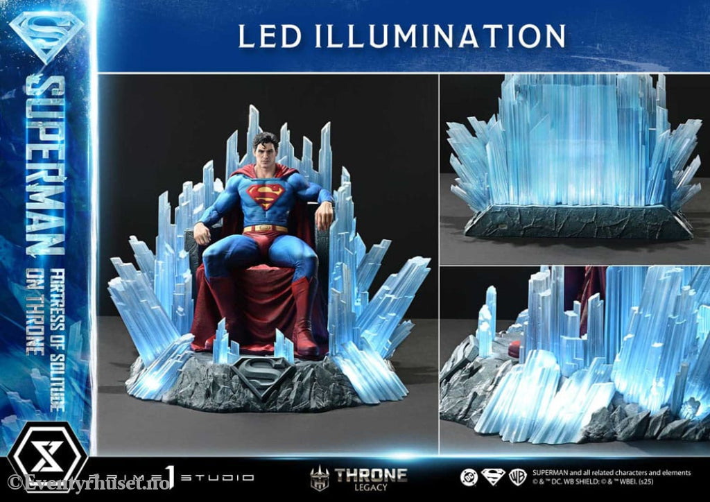 DC Comics Throne Legacy Collection Statue Statue 1/4 Superman Fortress of Solitude on Throne (Design by Gabriele