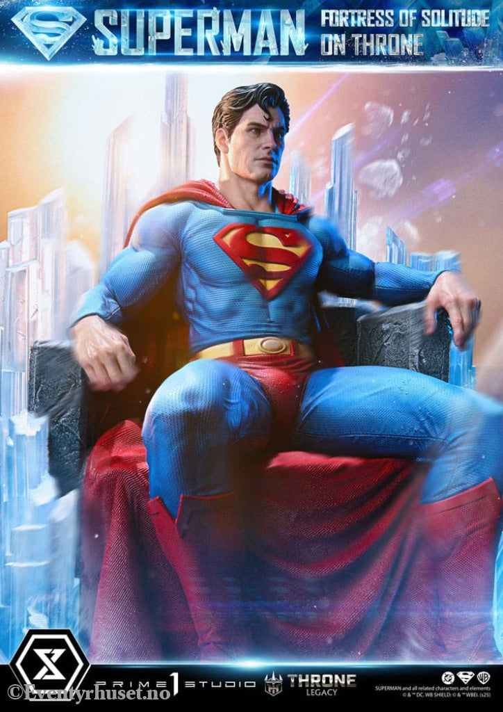 DC Comics Throne Legacy Collection Statue Statue 1/4 Superman Fortress of Solitude on Throne (Design by Gabriele