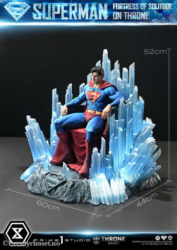 DC Comics Throne Legacy Collection Statue Statue 1/4 Superman Fortress of Solitude on Throne (Design by Gabriele
