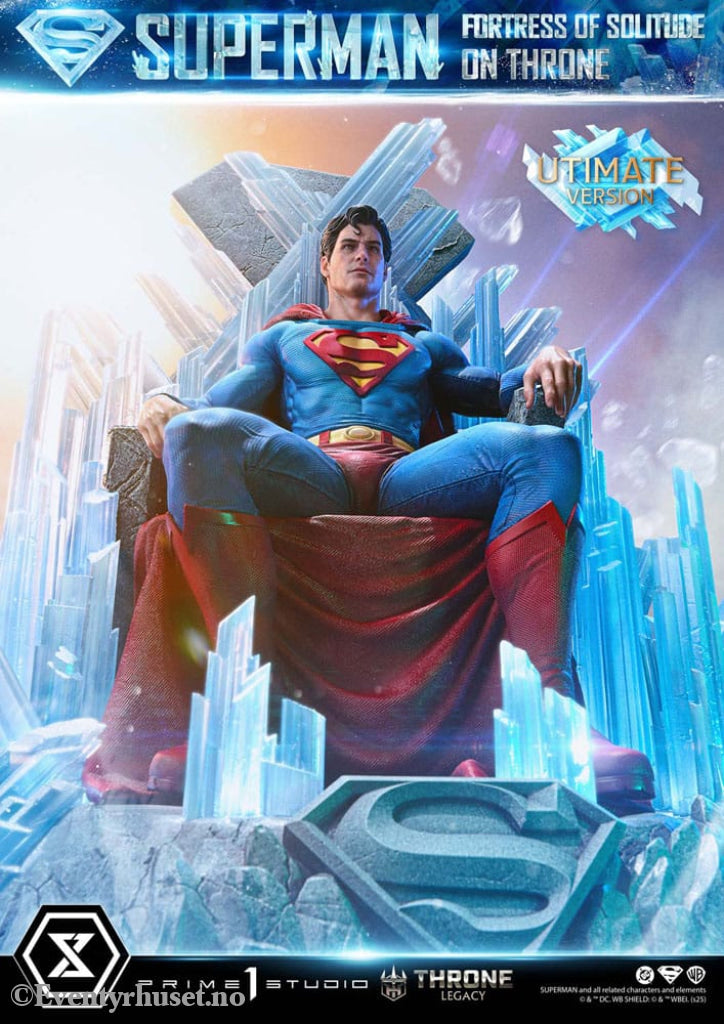 DC Comics Throne Legacy Collection Statue Statue 1/4 Superman Fortress of Solitude on Throne (Design by Gabriele