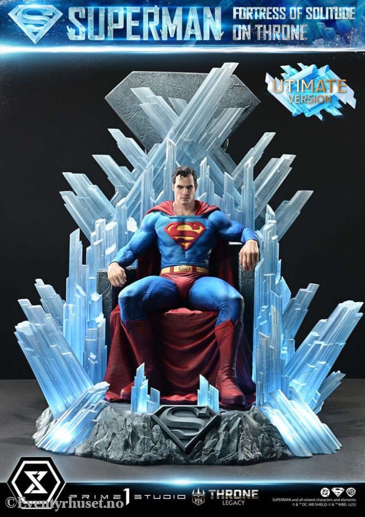 DC Comics Throne Legacy Collection Statue Statue 1/4 Superman Fortress of Solitude on Throne (Design by Gabriele