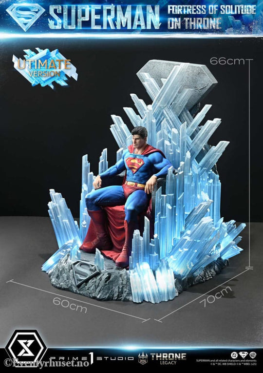 DC Comics Throne Legacy Collection Statue Statue 1/4 Superman Fortress of Solitude on Throne (Design by Gabriele