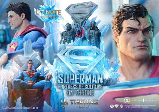 DC Comics Throne Legacy Collection Statue Statue 1/4 Superman Fortress of Solitude on Throne (Design by Gabriele