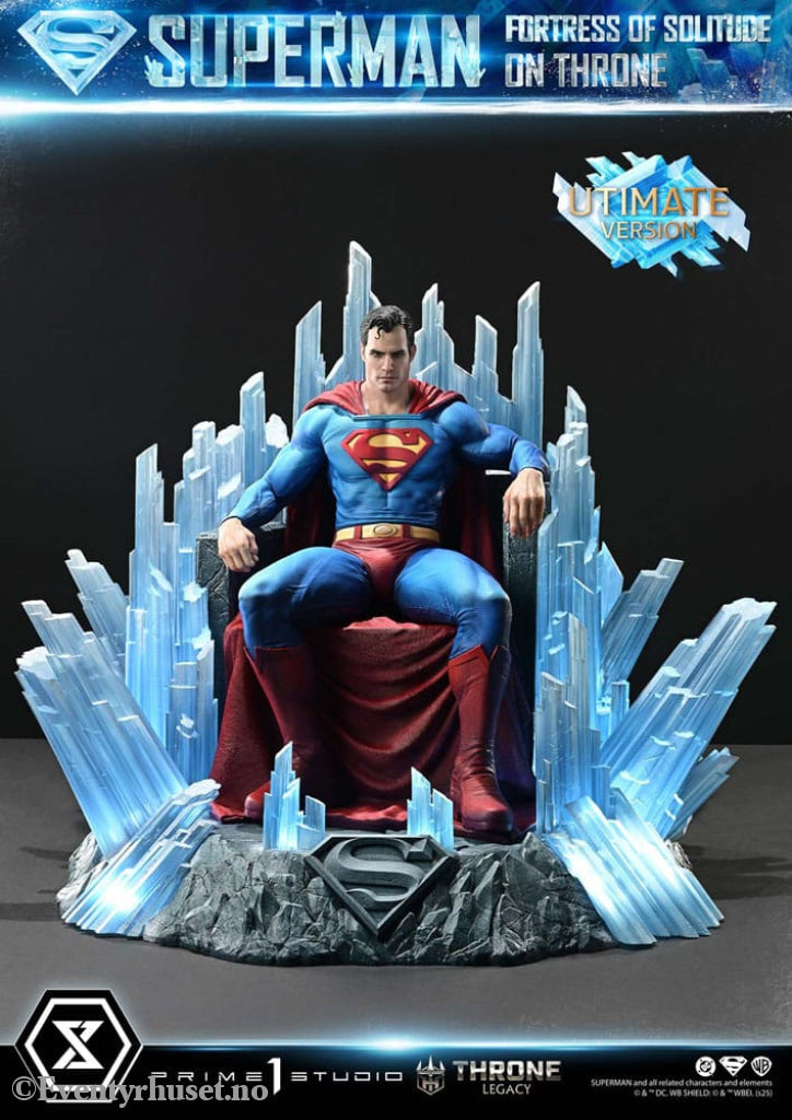 DC Comics Throne Legacy Collection Statue Statue 1/4 Superman Fortress of Solitude on Throne (Design by Gabriele