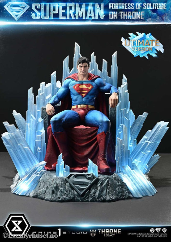 DC Comics Throne Legacy Collection Statue Statue 1/4 Superman Fortress of Solitude on Throne (Design by Gabriele