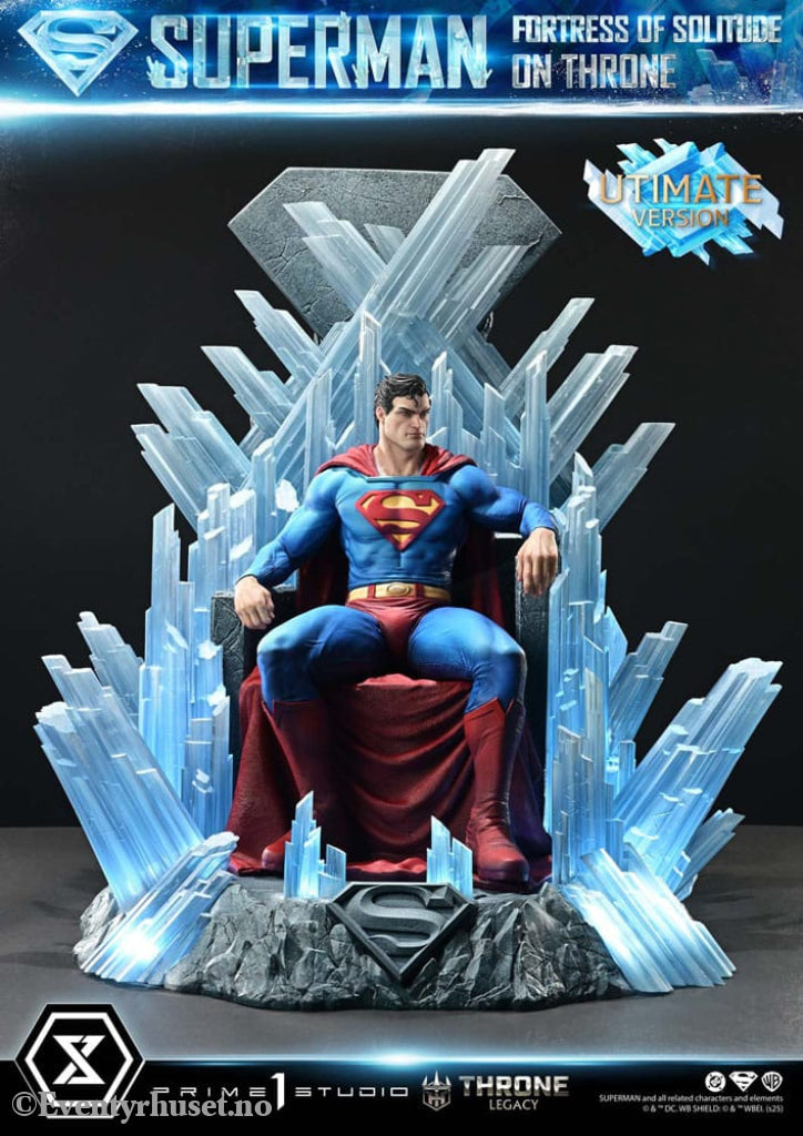 DC Comics Throne Legacy Collection Statue Statue 1/4 Superman Fortress of Solitude on Throne (Design by Gabriele