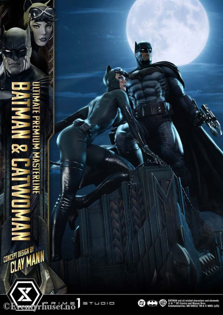 DC Comics Ultimate Premium Masterline Series Statue 1/4 Batman & Catwoman (Concept Design by Clay Mann) 56 cm