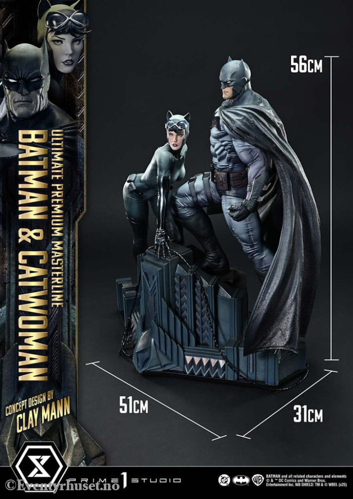 DC Comics Ultimate Premium Masterline Series Statue 1/4 Batman & Catwoman (Concept Design by Clay Mann) 56 cm