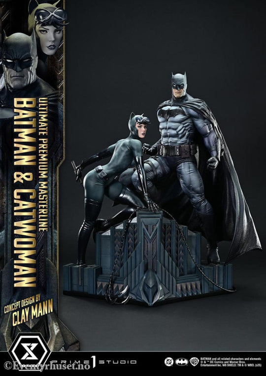 DC Comics Ultimate Premium Masterline Series Statue 1/4 Batman & Catwoman (Concept Design by Clay Mann) 56 cm