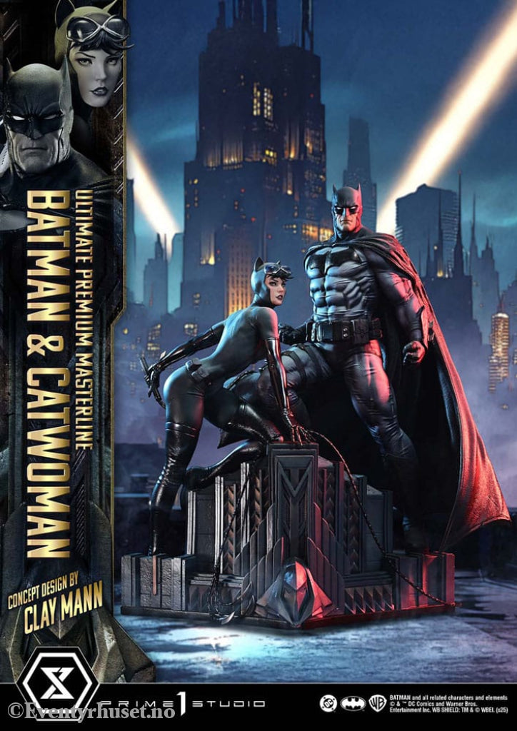 DC Comics Ultimate Premium Masterline Series Statue 1/4 Batman & Catwoman (Concept Design by Clay Mann) 56 cm