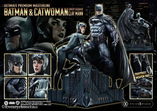 DC Comics Ultimate Premium Masterline Series Statue 1/4 Batman & Catwoman (Concept Design by Clay Mann) 56 cm