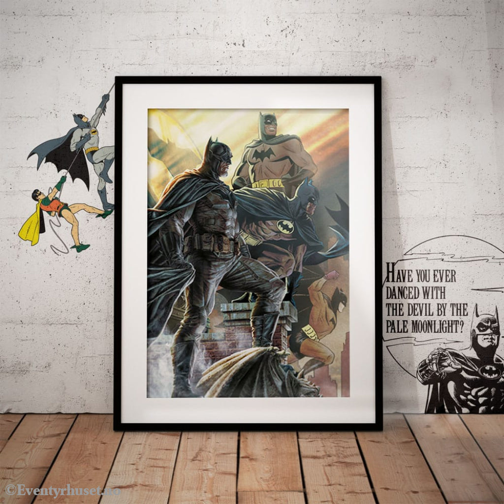 DC Comis Art Print Batman 85th Anniversary Limited Edition 42 x 30 cm Home & Gifts