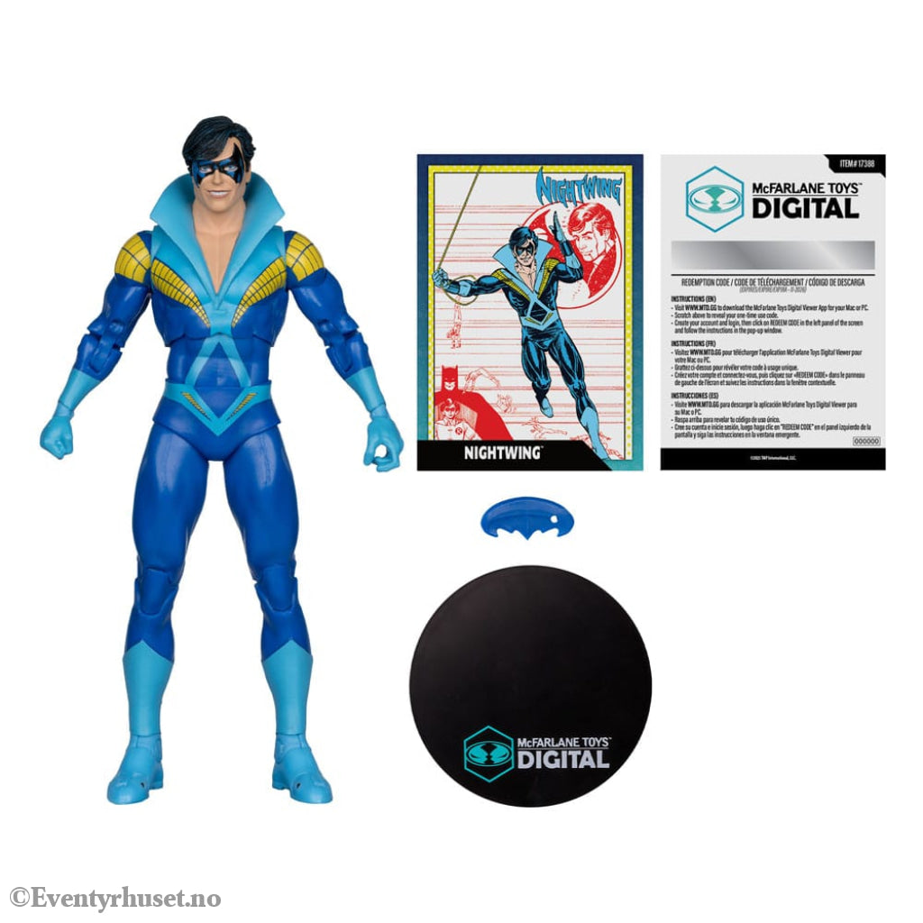 DC Direct McFarlane Toys Digital Action Figure Nightwing (Teen Titans) 18 cm Toys