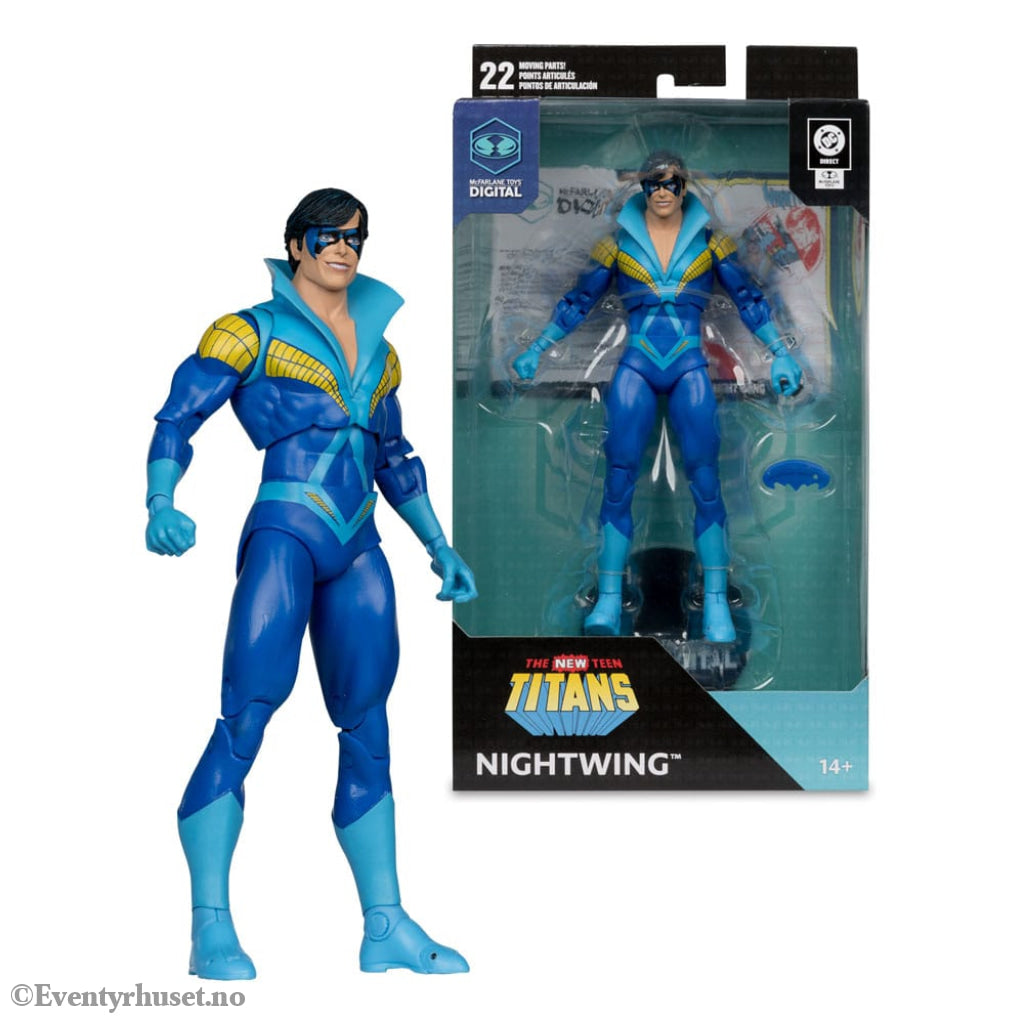 DC Direct McFarlane Toys Digital Action Figure Nightwing (Teen Titans) 18 cm Toys