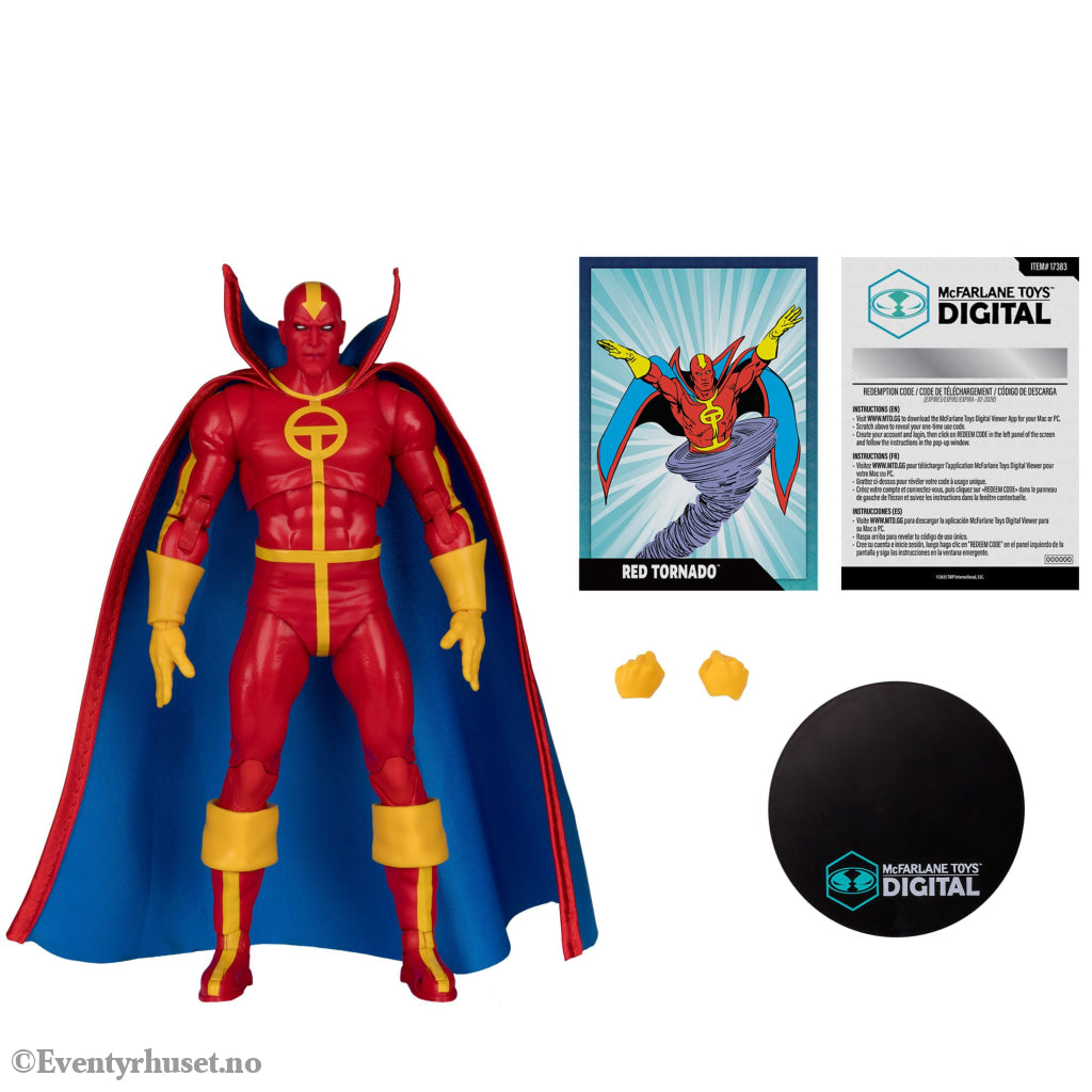 DC Direct McFarlane Toys Digital Action Figure Red Tornado (Bronze Age) 18 cm. Mint In Sealed Box (MISB)! Actionfigur