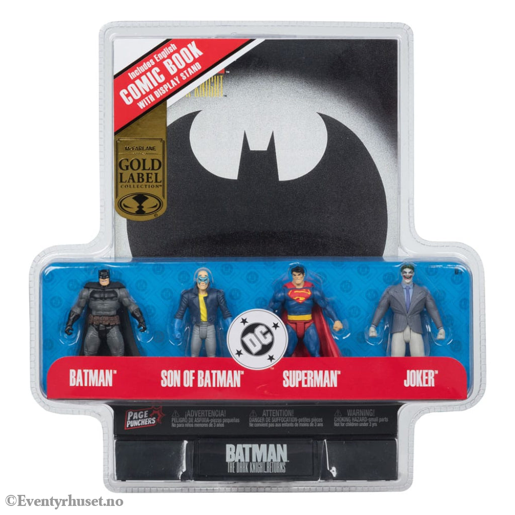 DC Direct Page Punchers Action Figure 4-Pack Batman & Son of Batman & Superman & Joker 7 cm Toys
