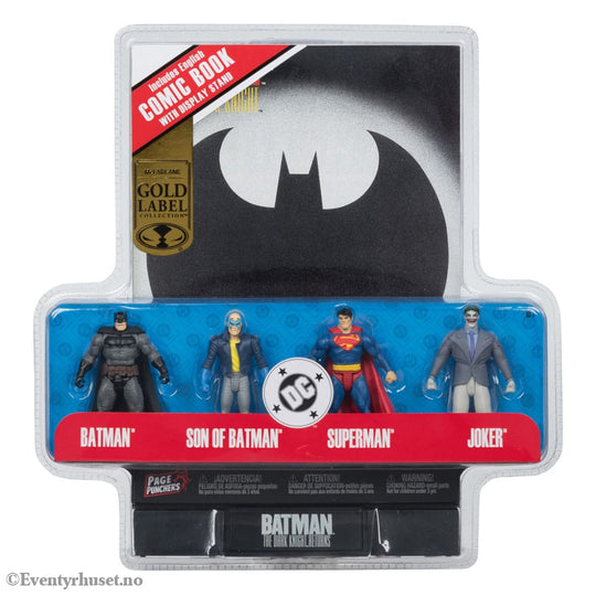 DC Direct Page Punchers Action Figure 4-Pack Batman & Son of Batman & Superman & Joker 7 cm Toys
