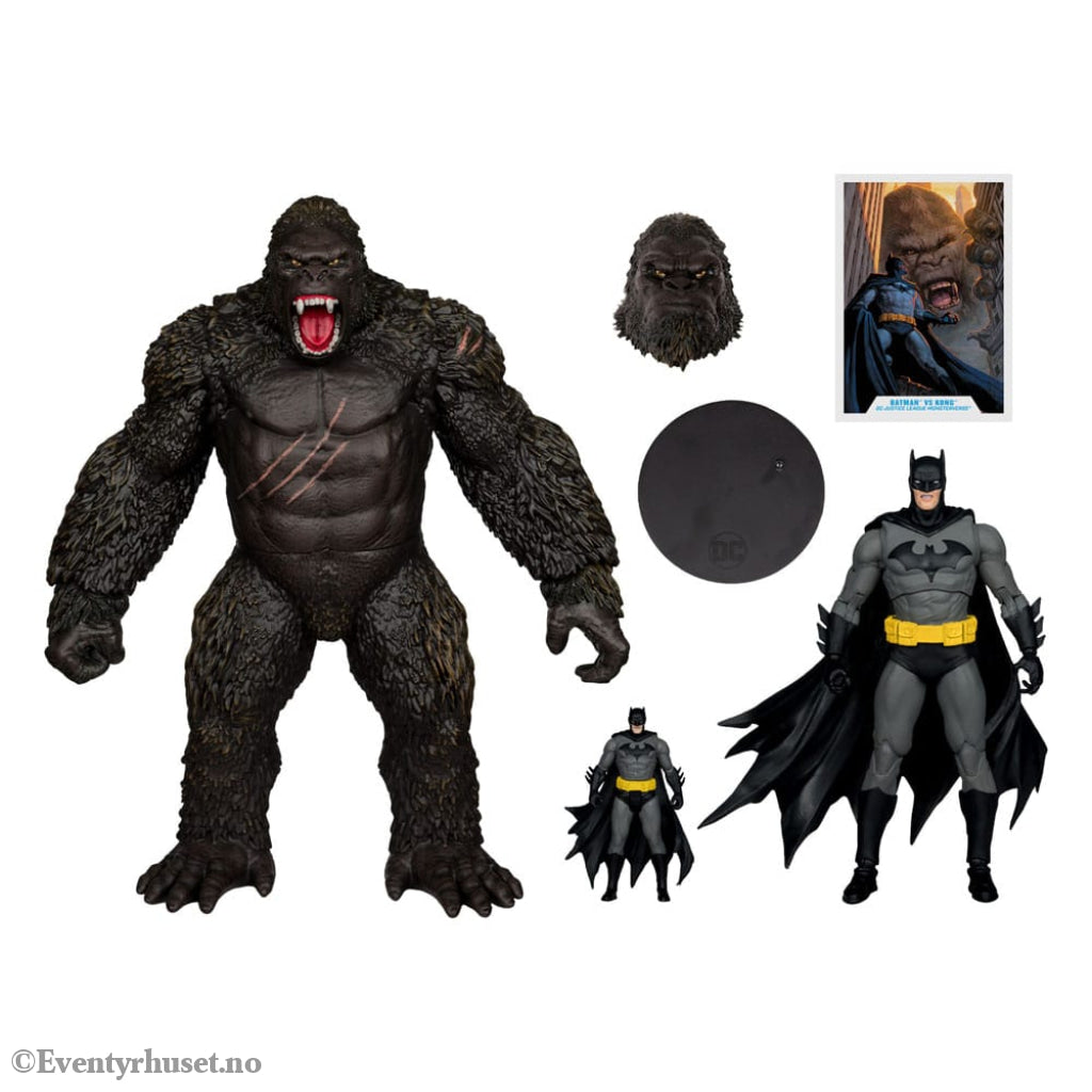 DC Justice League Monsterverse DC Multiverse Action Figures 2-Pack Batman & Kong 29 cm Toys