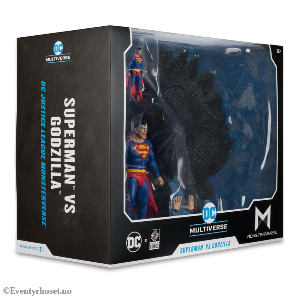 DC Justice League Monsterverse DC Multiverse Action Figures 2-Pack Superman Vs. Godzilla 30 cm Toys