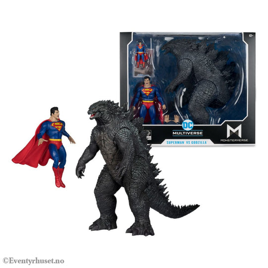 DC Justice League Monsterverse DC Multiverse Action Figures 2-Pack Superman Vs. Godzilla 30 cm Toys