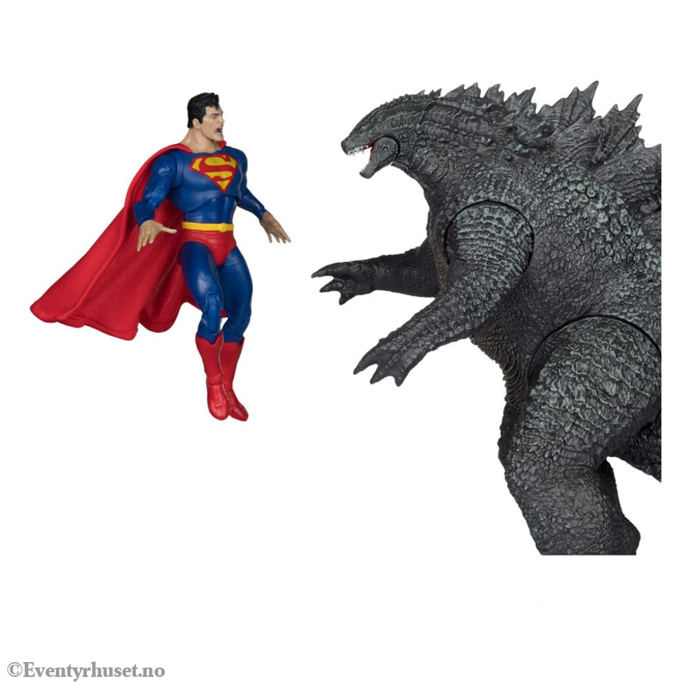 DC Justice League Monsterverse DC Multiverse Action Figures 2-Pack Superman Vs. Godzilla 30 cm Toys