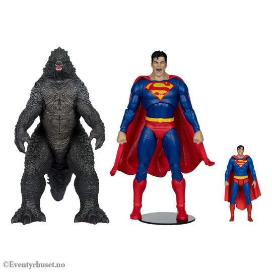 DC Justice League Monsterverse DC Multiverse Action Figures 2-Pack Superman Vs. Godzilla 30 cm Toys