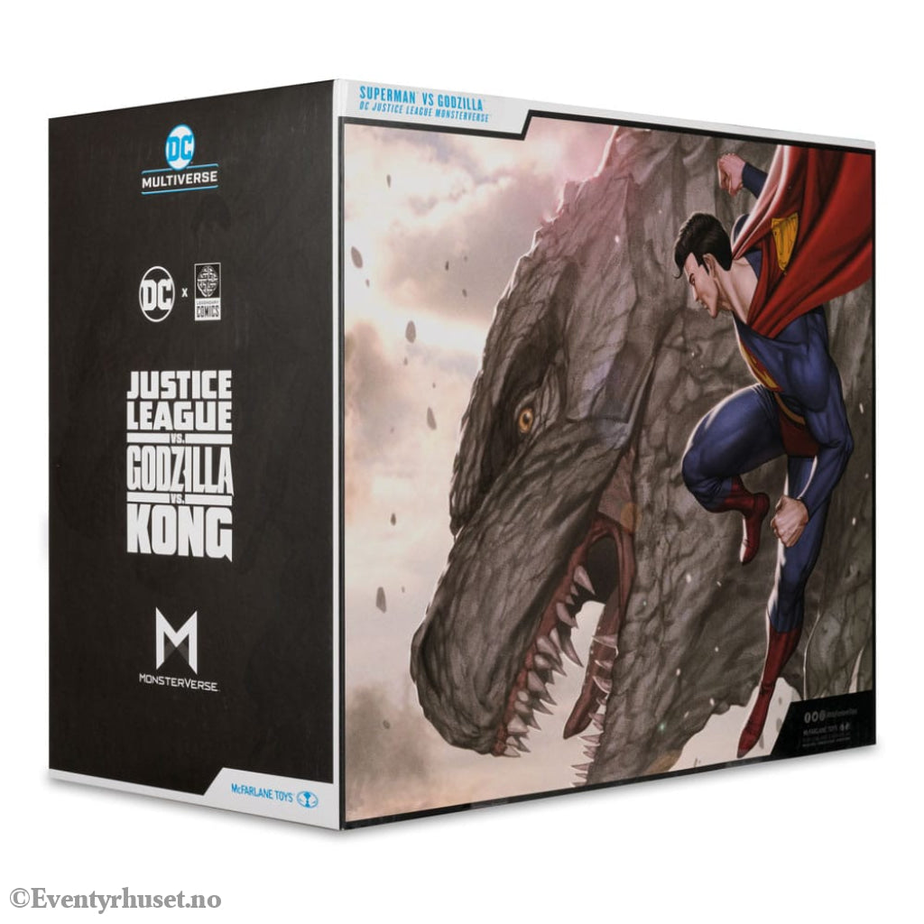 DC Justice League Monsterverse DC Multiverse Action Figures 2-Pack Superman Vs. Godzilla 30 cm Toys