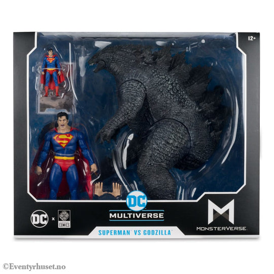 DC Justice League Monsterverse DC Multiverse Action Figures 2-Pack Superman Vs. Godzilla 30 cm Toys