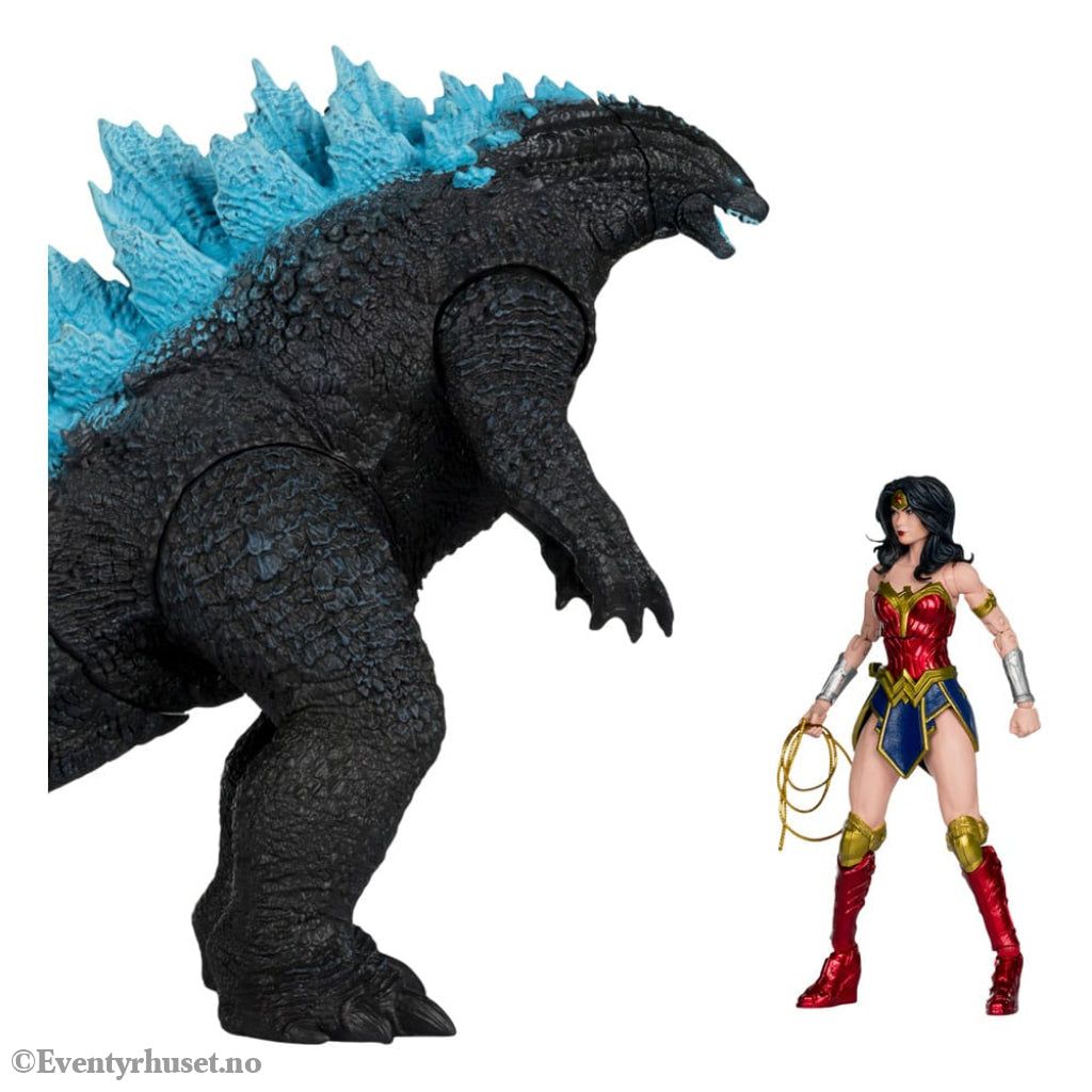 DC Justice League Monsterverse DC Multiverse Action Figures 2-Pack Wonder Woman Vs. Atomic Blast Godzilla 18 cm Toys