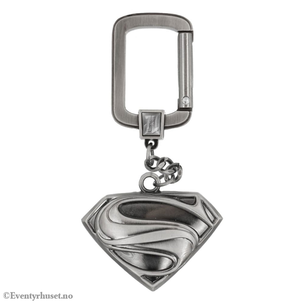 DC Justice League Pewter-Keychain Superman Logo Fashion & Accessories