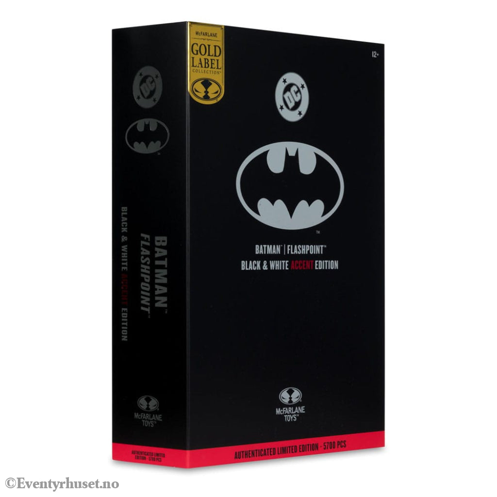 DC Multiverse Action Figure Batman (Flashpoint) (Black & White Accent Edition) (Gold Label) 18 cm Toys