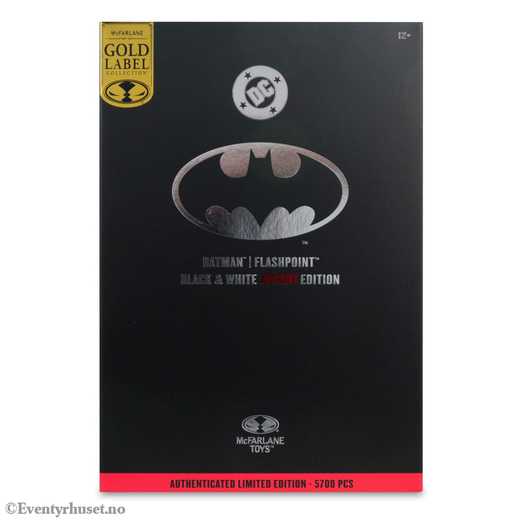 DC Multiverse Action Figure Batman (Flashpoint) (Black & White Accent Edition) (Gold Label) 18 cm Toys