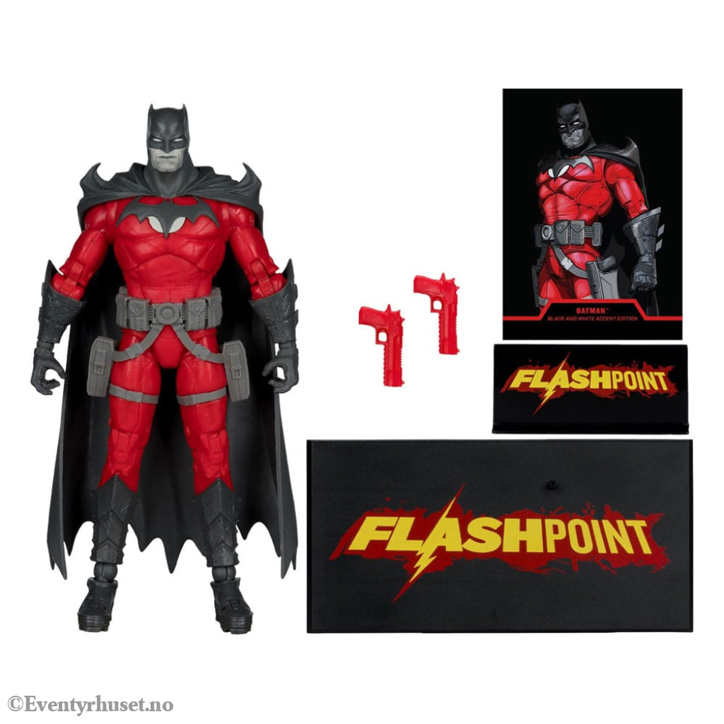 DC Multiverse Action Figure Batman (Flashpoint) (Black & White Accent Edition) (Gold Label) 18 cm Toys