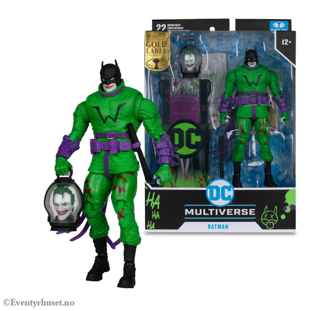 DC Multiverse Action Figure Batman (Batman: Last Knight on Earth) Jokerized (Gold Label) 18 cm. Mint In Sealed Box