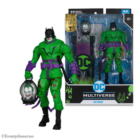 DC Multiverse Action Figure Batman (Batman: Last Knight on Earth) Jokerized (Gold Label) 18 cm. Mint In Sealed Box