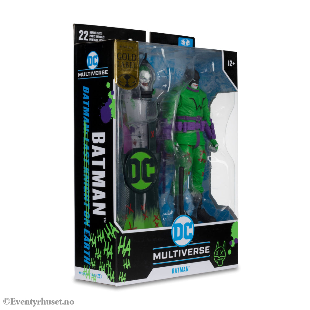 DC Multiverse Action Figure Batman (Batman: Last Knight on Earth) Jokerized (Gold Label) 18 cm. Mint In Sealed Box