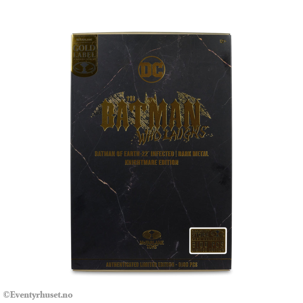 DC Multiverse Action Figure Batman of Earth-22 Infected (Dark Metal) Knightmare Edition (Gold Label) 18 cm. Mint In