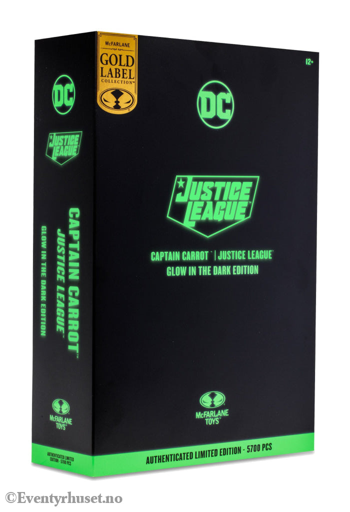 DC Multiverse Action Figure Captain Carrot (Justice League Incarnate) Glow In The Dark Edition (Gold Label) 18 cm. Mint