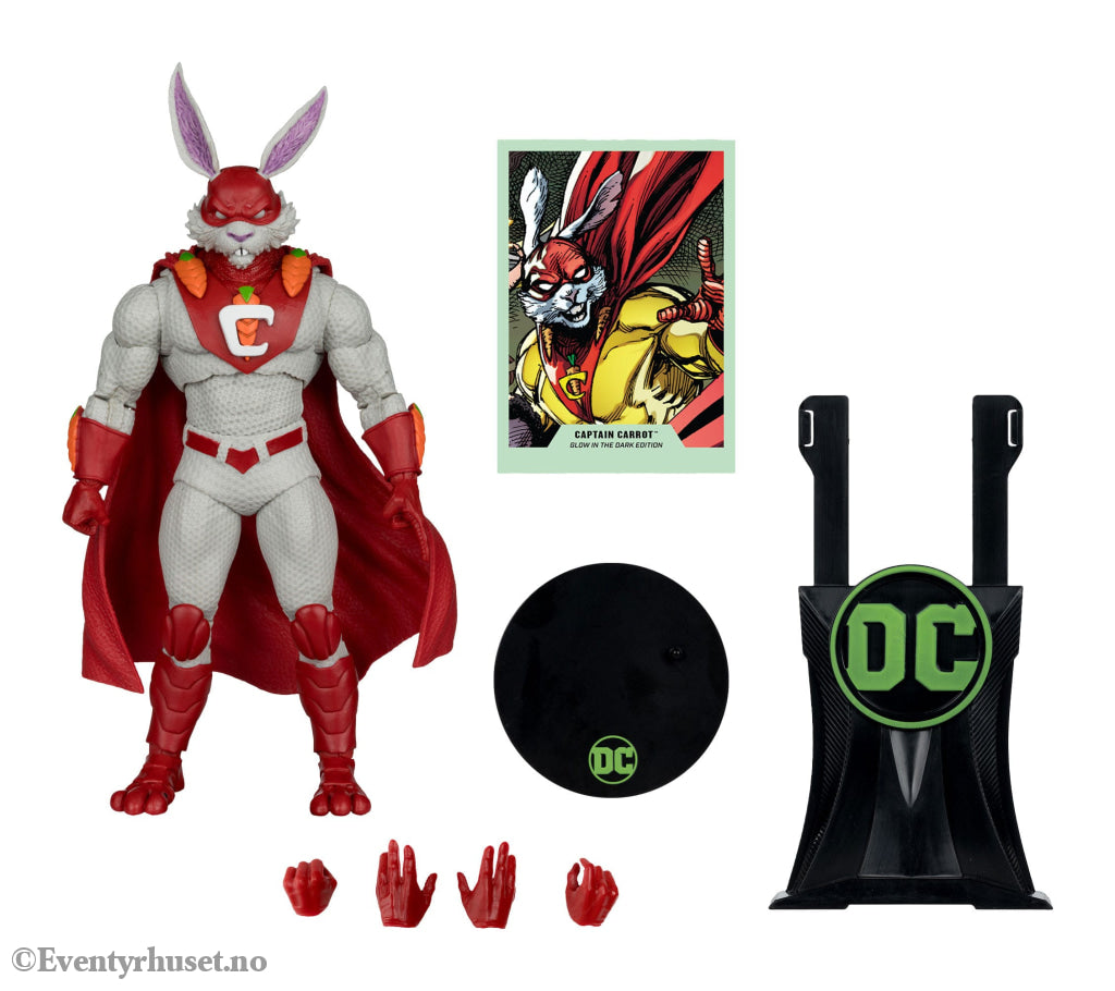 DC Multiverse Action Figure Captain Carrot (Justice League Incarnate) Glow In The Dark Edition (Gold Label) 18 cm. Mint