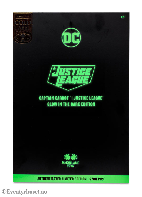 DC Multiverse Action Figure Captain Carrot (Justice League Incarnate) Glow In The Dark Edition (Gold Label) 18 cm. Mint