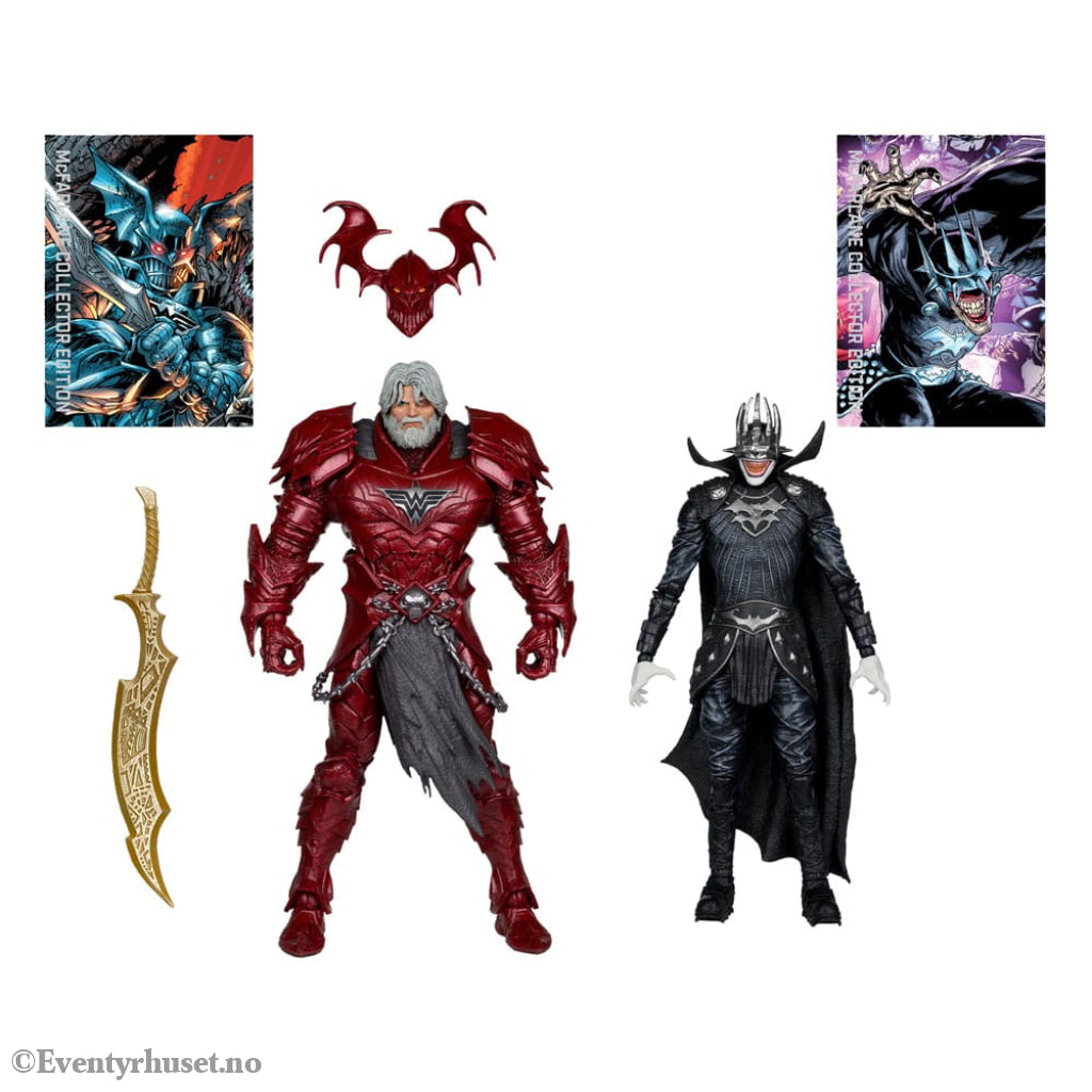 DC Multiverse McFarlane Collector Edition Action Figure 2-Pack #04 Batman who laughs (Knight Armor) & Merciless (Dark