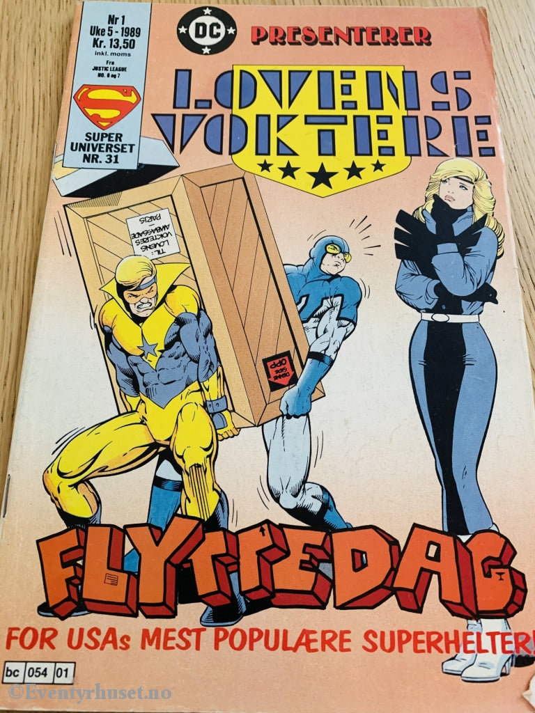 Dc Presenterer. 1989/05. Lovens Voktere. Tegneserieblad