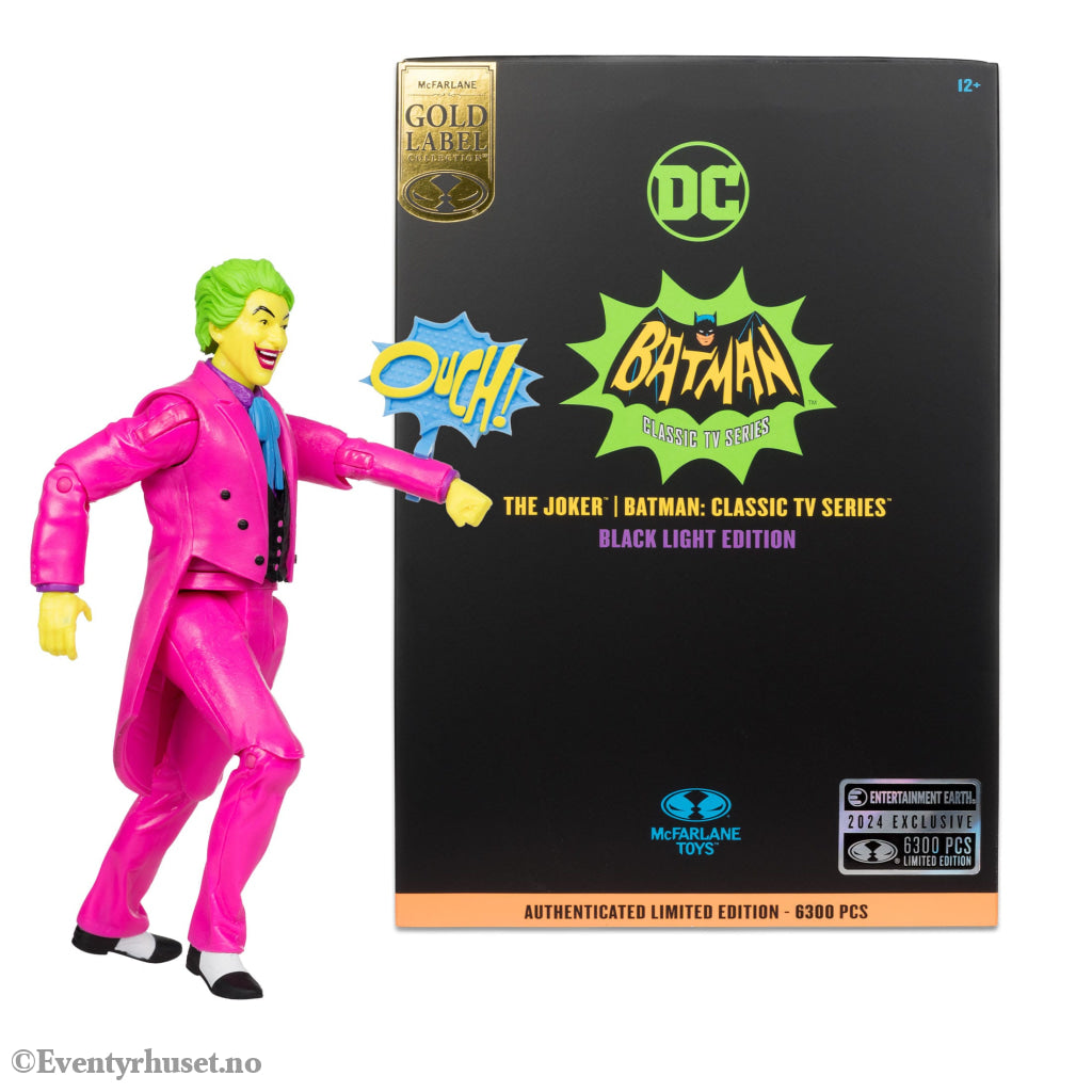 DC Retro Action Figure with vehicle Batman 66 Batmobil with Joker (Gold Label). Mint In Sealed Box (MISB)! Actionfigur
