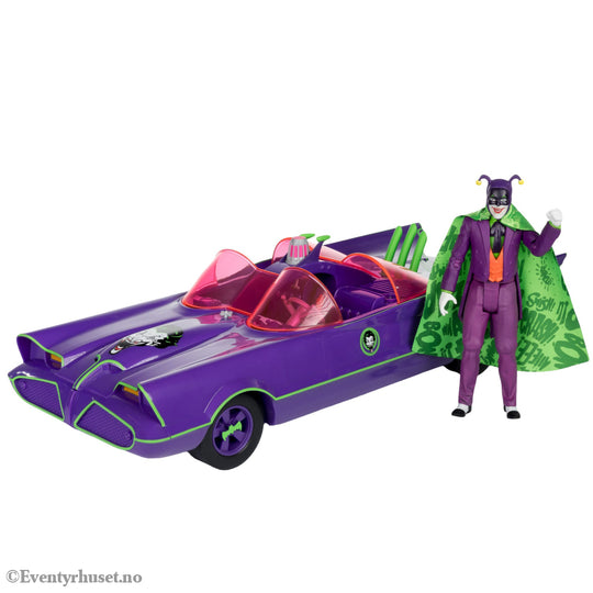DC Retro Action Figure with vehicle Batman 66 Batmobil with Joker (Gold Label). Mint In Sealed Box (MISB)! Actionfigur