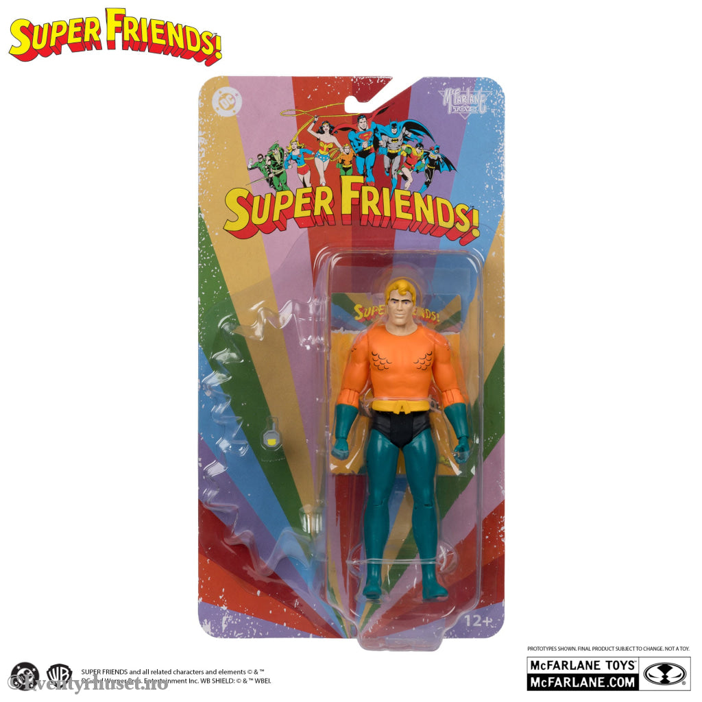DC Retro Super Friends Action Figure Aquaman 15 cm. Mint In Sealed Box (MISB)! Actionfigur