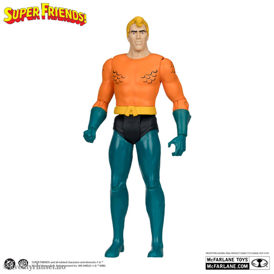 DC Retro Super Friends Action Figure Aquaman 15 cm. Mint In Sealed Box (MISB)! Actionfigur