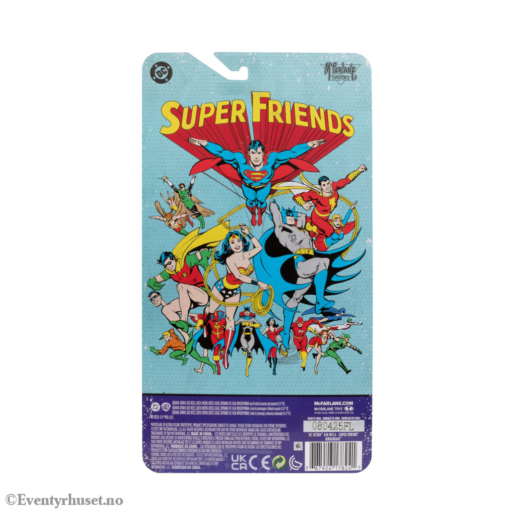 DC Retro Super Friends Action Figure Brainiac 15 cm. Mint In Sealed Box (MISB)! Actionfigur