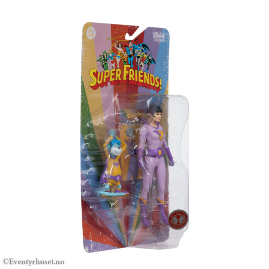 DC Retro Super Friends Action Figure Jayna & Gleek (Red Platinum Edition) 15 cm. Mint In Sealed Box (MISB)! Actionfigur