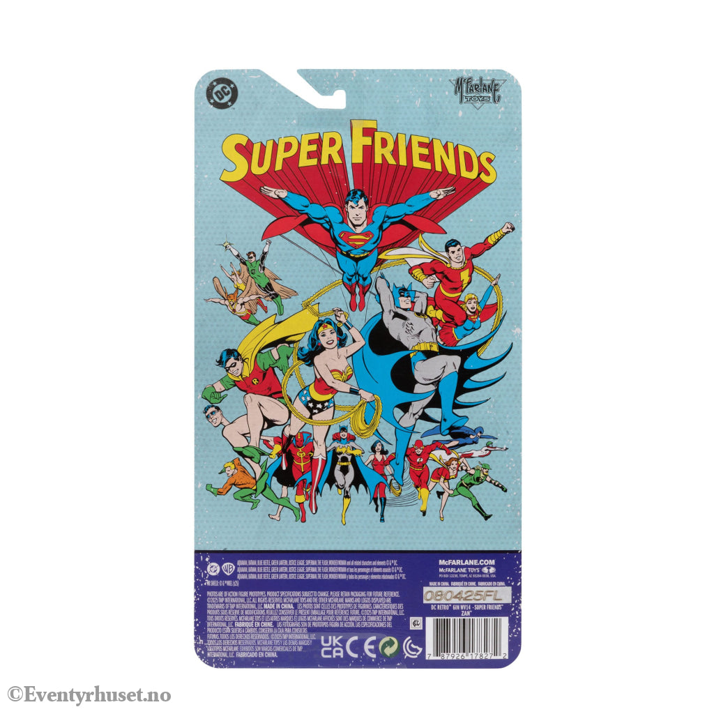 DC Retro Super Friends Action Figure Zan 15 cm. Mint In Sealed Box (MISB)! Actionfigur